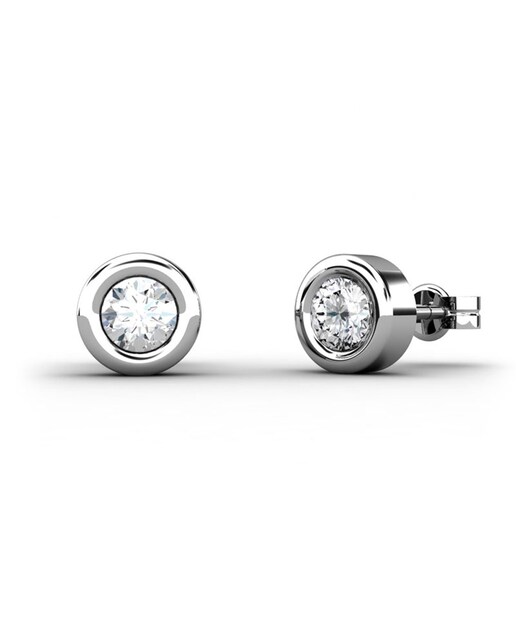 Imagen 0 de Pendiente oro diamante 0,40 ct