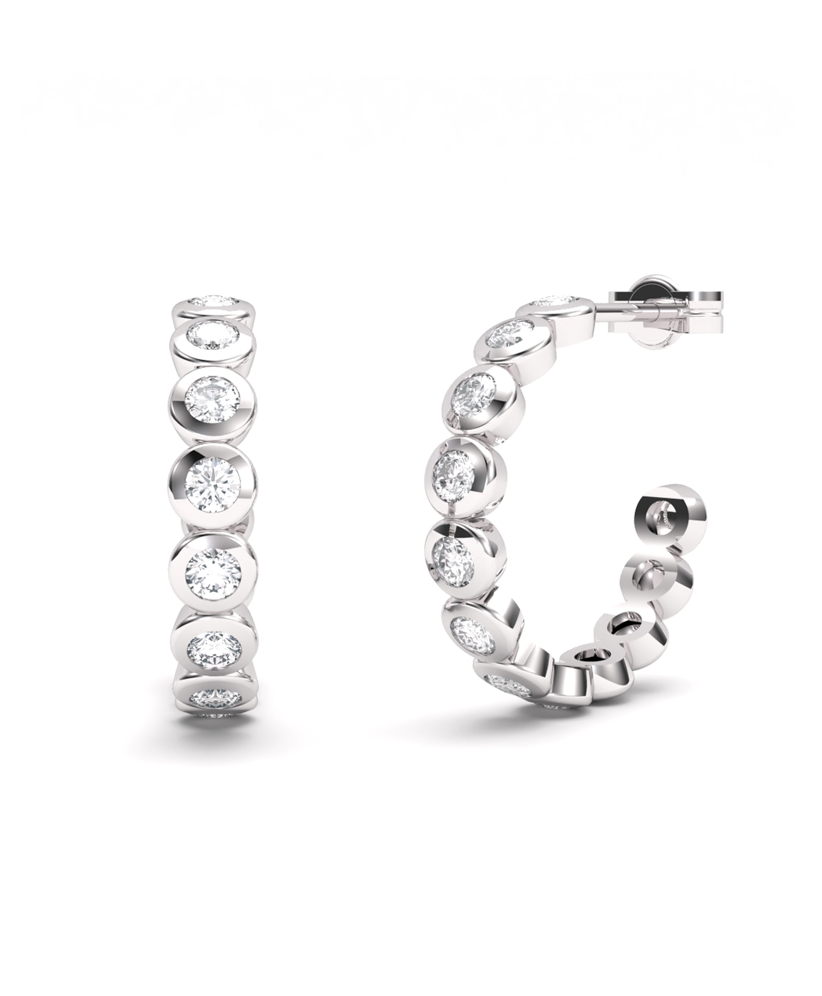 Imagen 0 de Pendiente oro diamante 0,50 ct