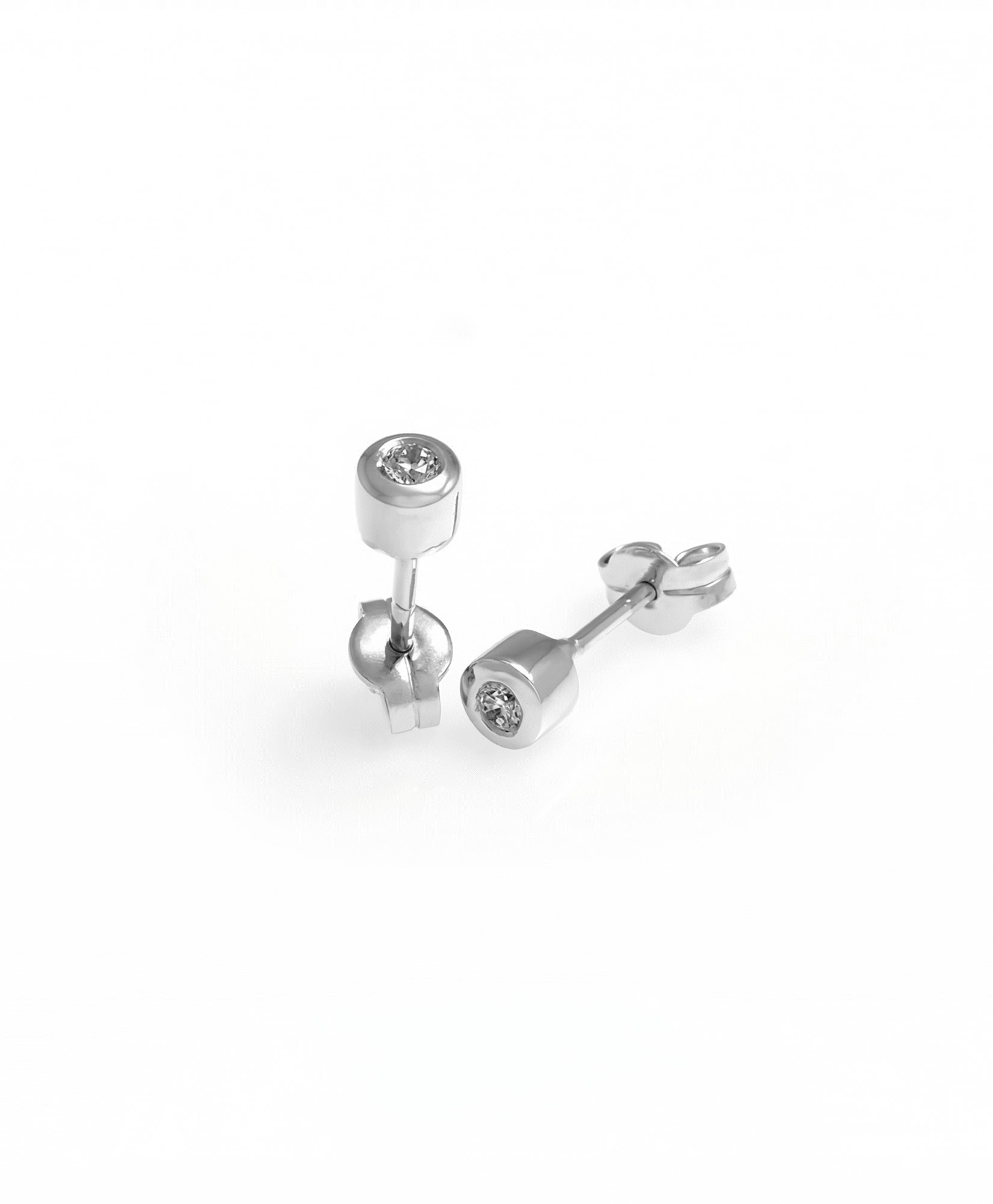 Imagen 0 de Ptes plata diamante 0,09 ct