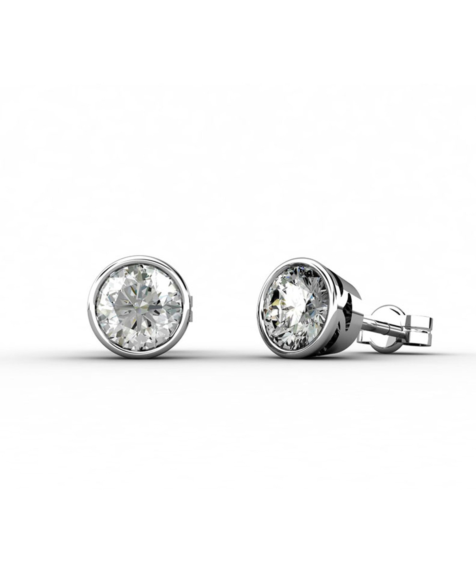 Imagen 0 de Ptes plata diamante 1,00 ct