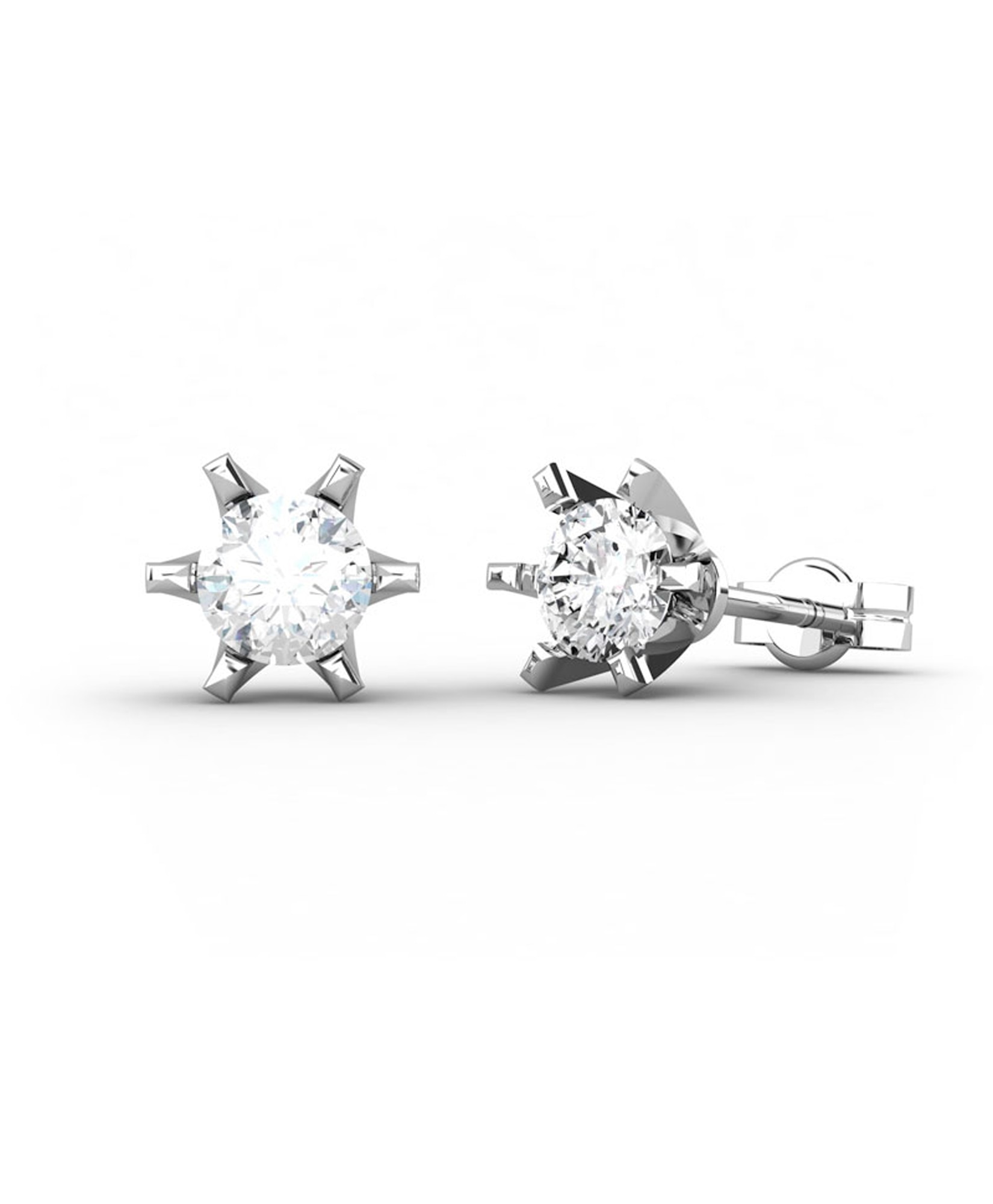 Imagen 0 de Ptes plata diamante 0,50 ct