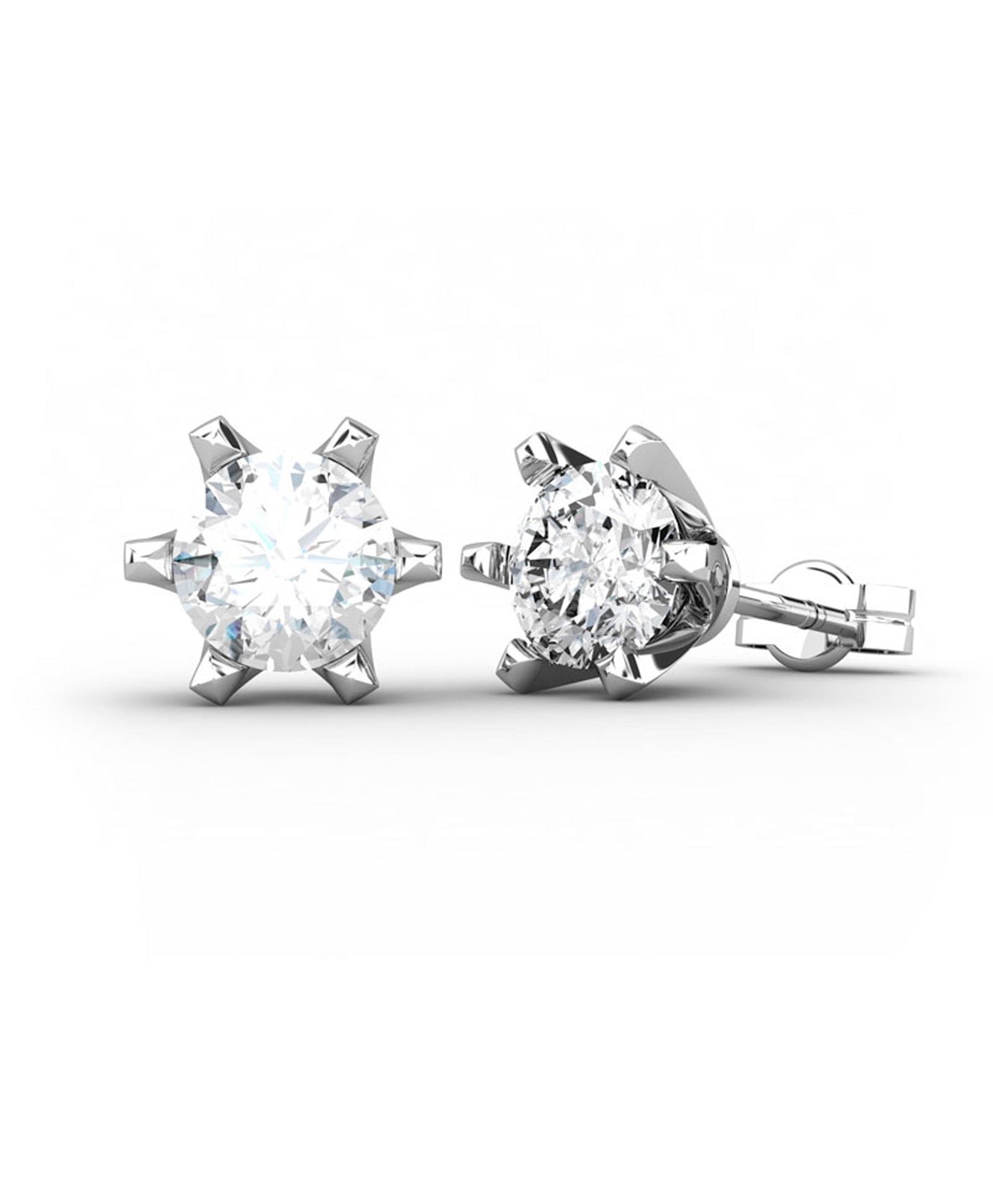 Imagen 0 de Ptes plata diamante 1,00 ct