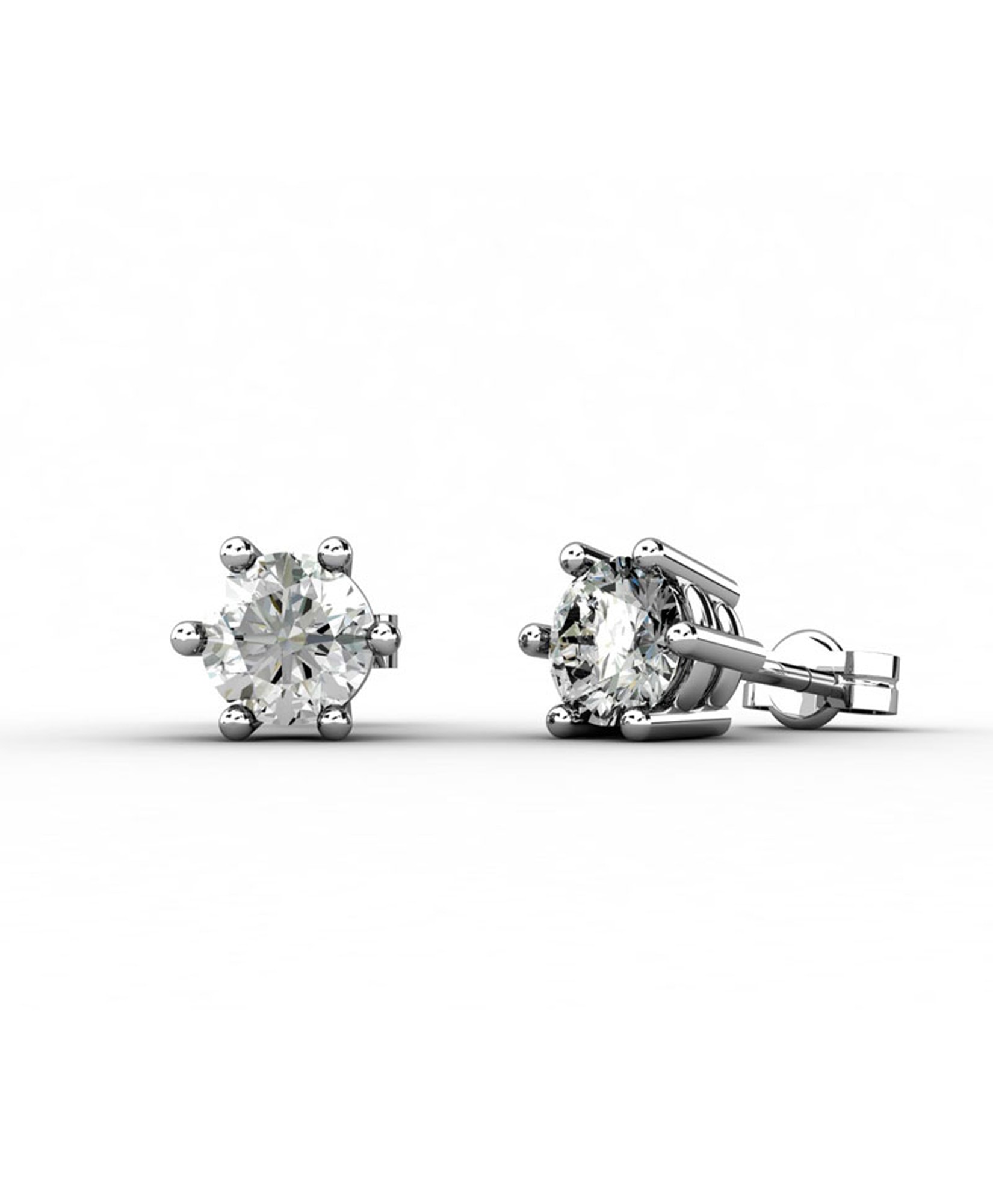 Imagen 0 de Ptes plata diamante 1,00 ct