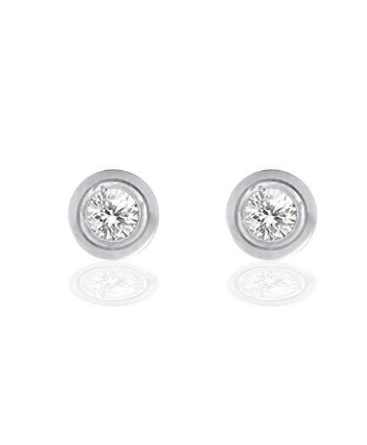 Imagen 0 de Ptes plata diamante 1,00 ct