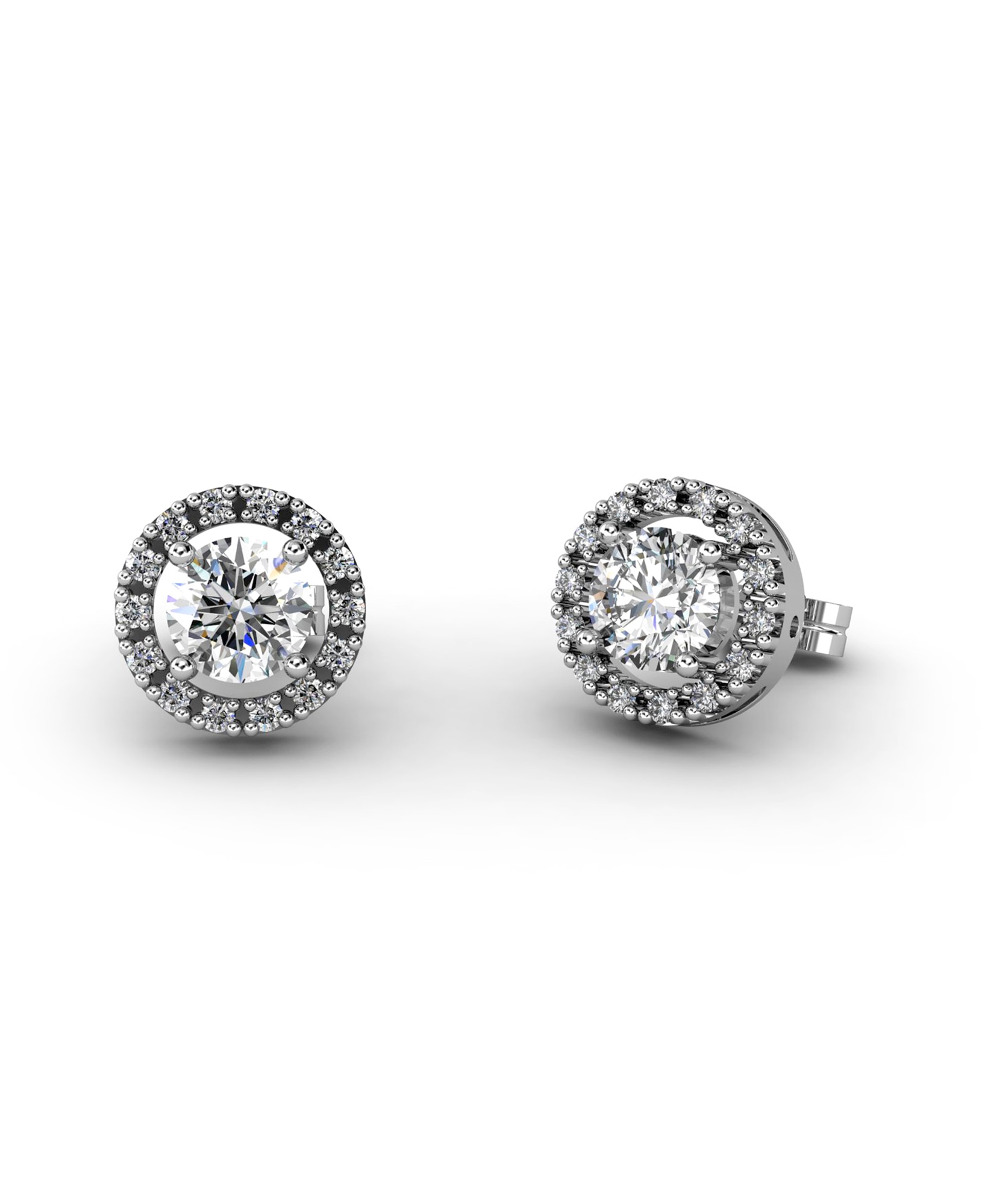 Imagen 0 de Ptes plata diamante 1,14 ct