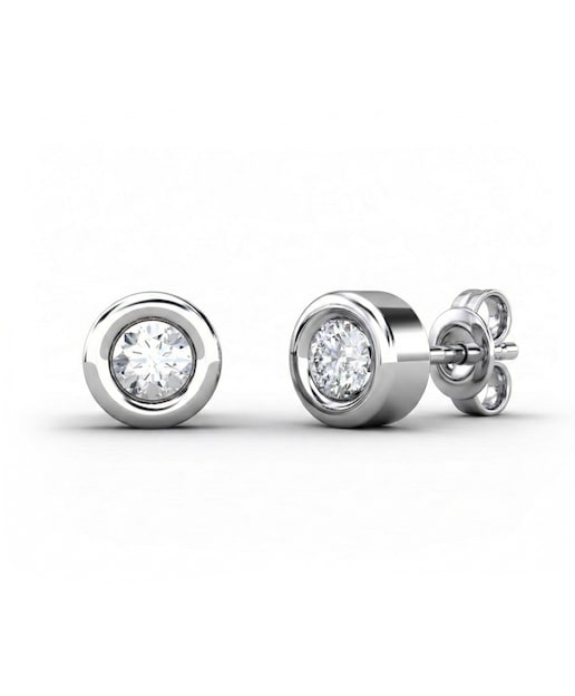 Imagen 0 de Ptes plata diamante 0,36 ct