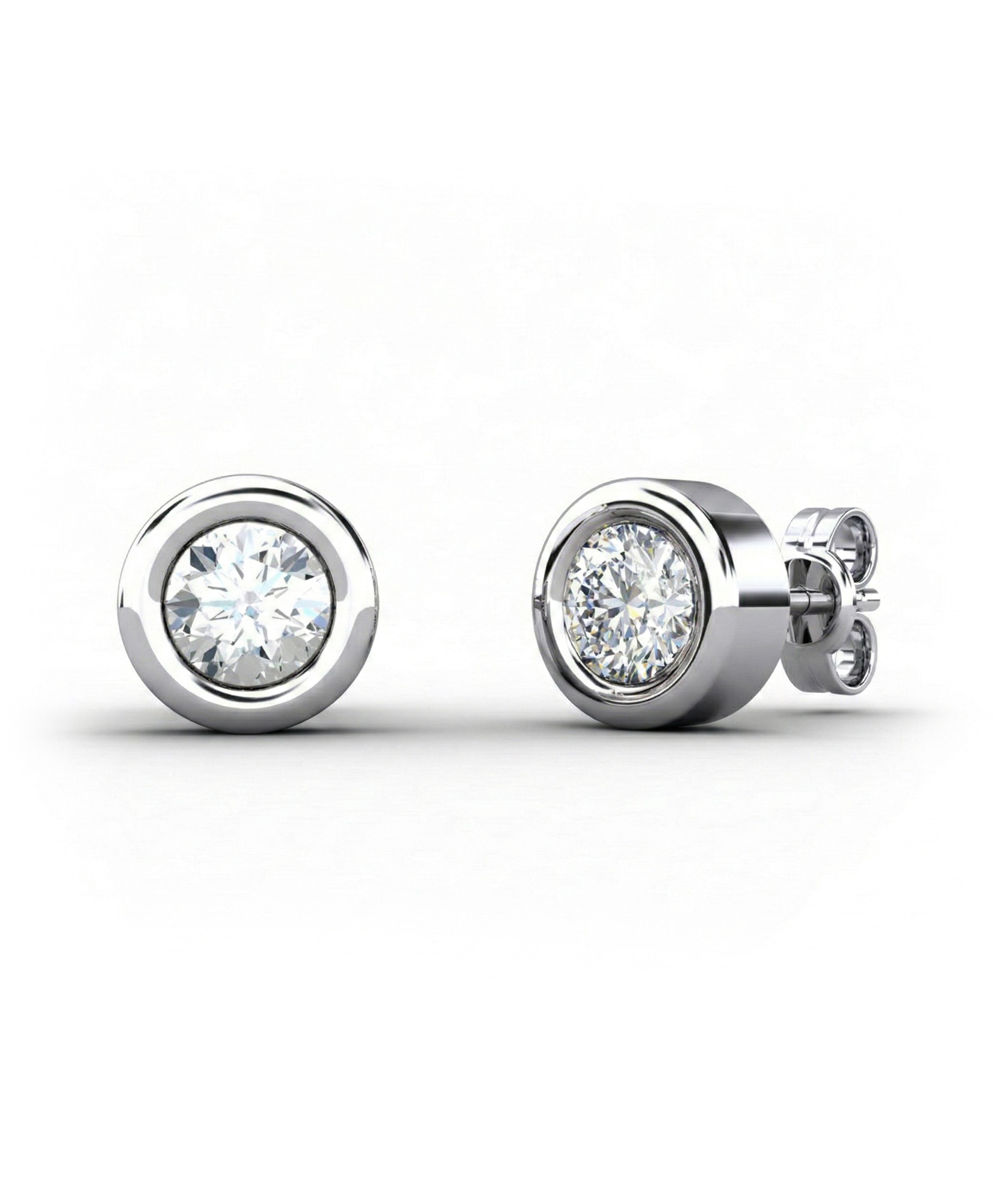 Imagen 0 de Ptes plata diamante 0,60 ct