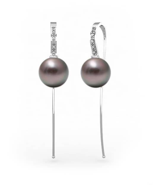 Imagen 0 de Pendiente oro diamantes 0,06ct