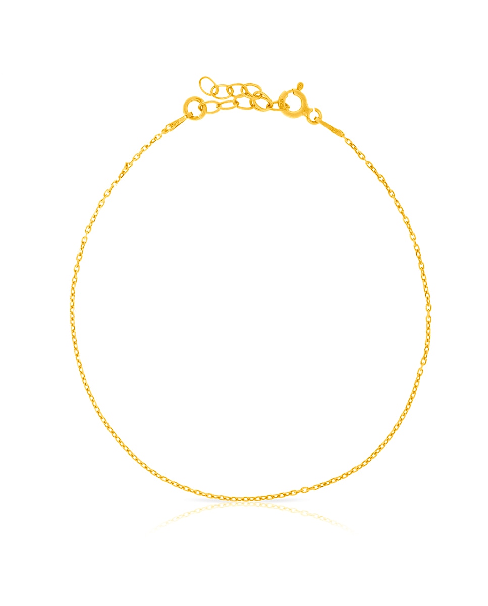 Imagen 0 de Pulsera Plata de ley 925 con alargue y eslabones planos