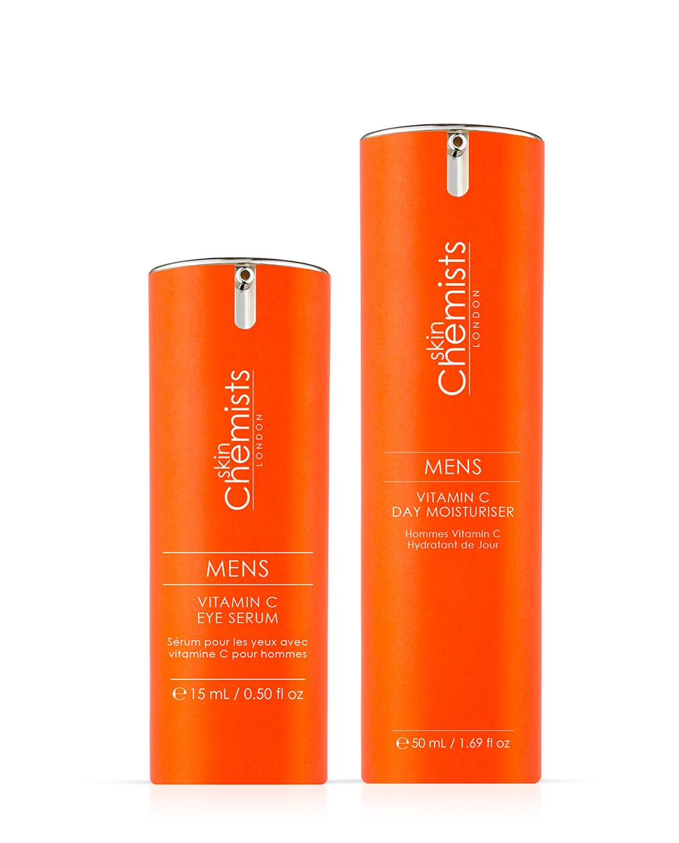 Imagen 0 de Hidratante de Día con Vitamina C para Hombre SC + Sérum para Ojos con Vitamina C para Hombre SC