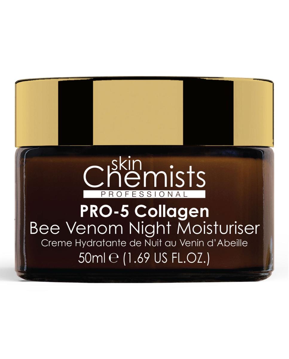 Imagen 0 de skinChemists Pro-5 Colágeno Veneno de Abeja Hidratante de Noche 50ml
