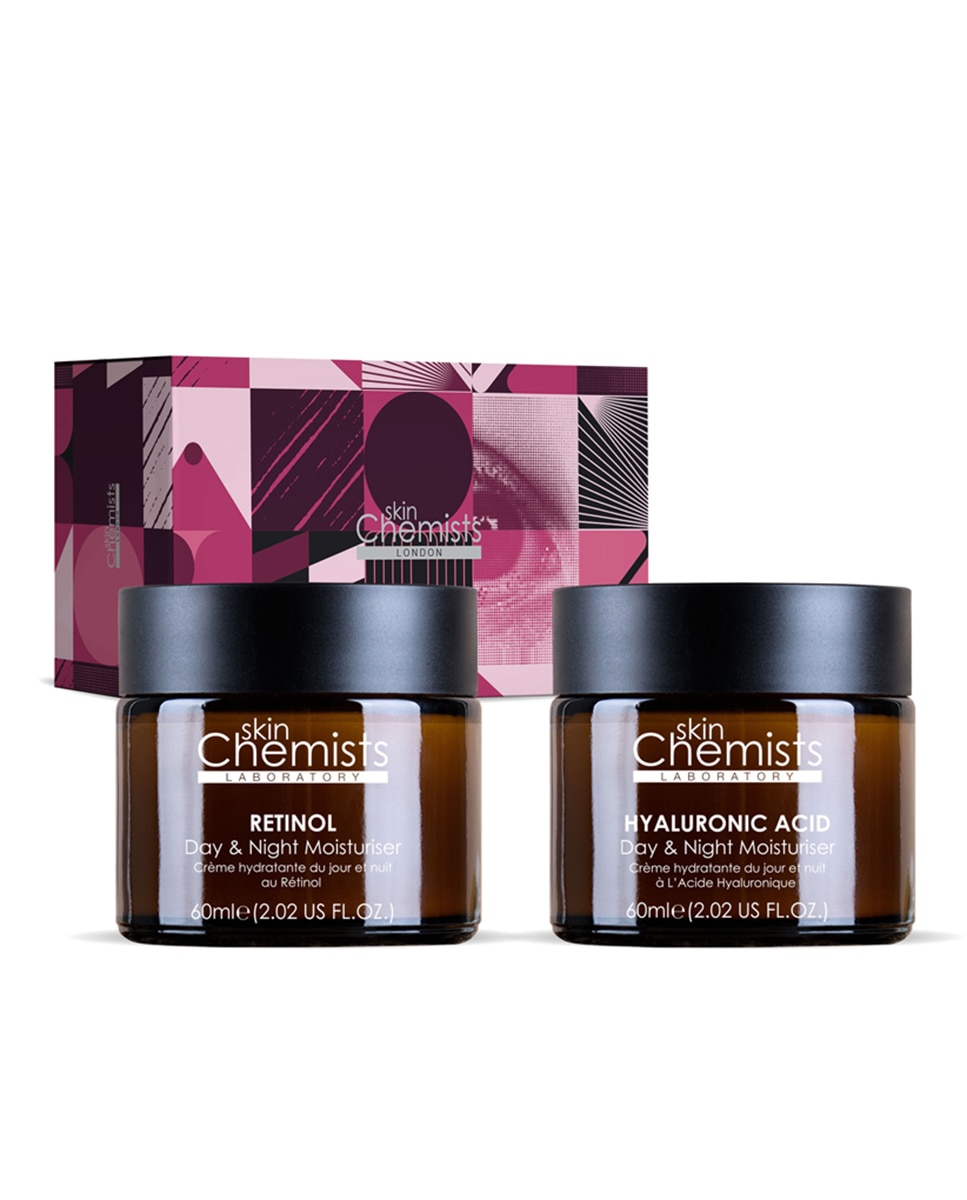 Imagen 0 de skinChemists Hidratante de Retinol y Hidratante de Ácido Hialurónico