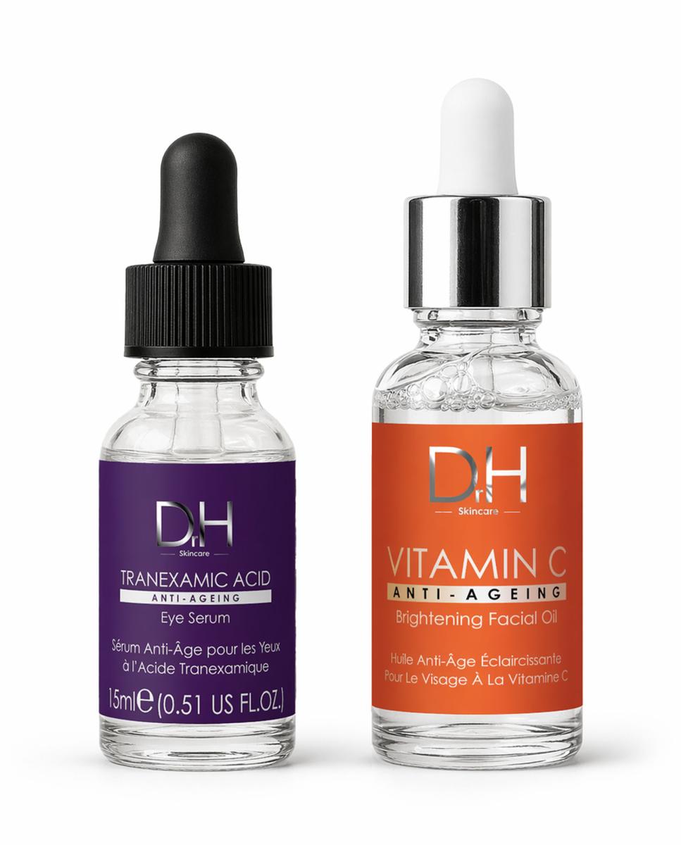 Imagen 0 de Kit de Cuidado Facial y Contorno de Ojos Iluminador Anti-Edad