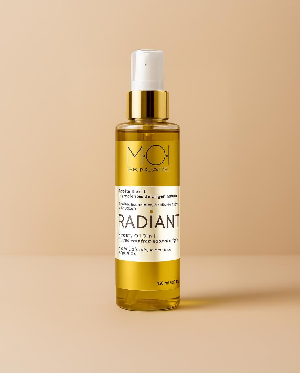Imagen 0 de Aceite seco natural para cuerpo, rostro y cabello, con aceites de argán, oliva, almendra, uva y aguacate.