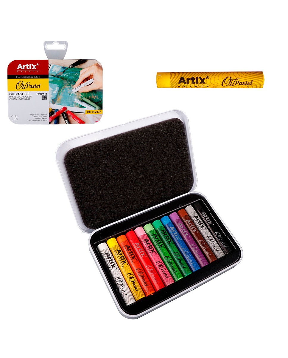 Imagen 0 de Pastel al óleo 12 colores