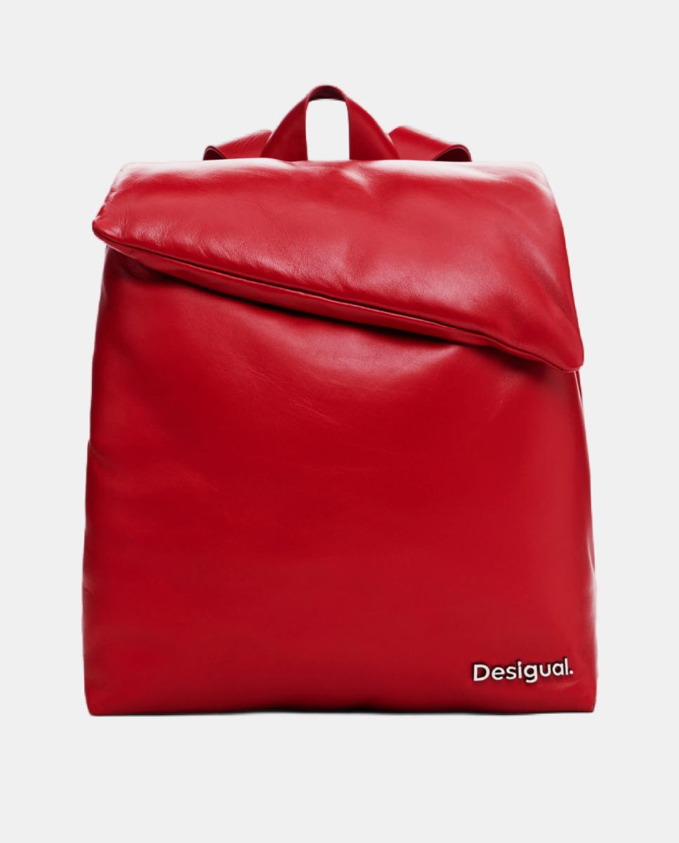 Imagen 0 de Mochila 100% piel acolchada mediana