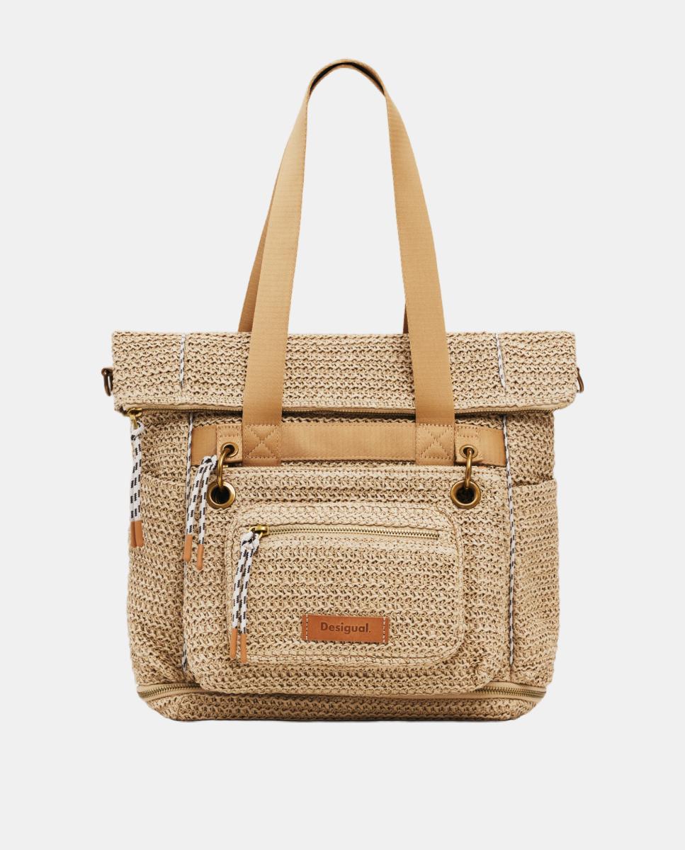 Imagen 0 de Mochila Voyager rafia grande
