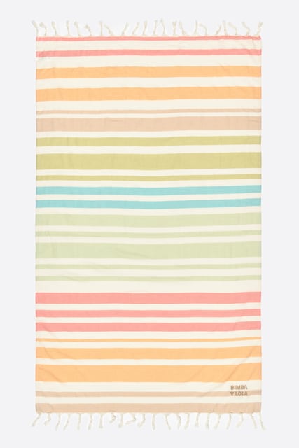 Imagen 0 de Toalla algodón rayas  de mujer