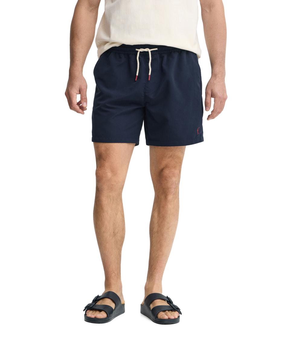 Imagen 0 de Bañador de hombre de corte regular y cintura ajustable con cordones, cuenta con bolsillos laterales, trasero e interior