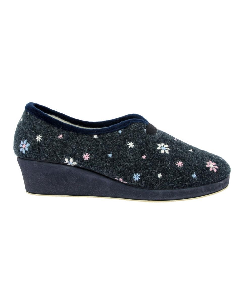 Imagen 0 de Zapatilla de mujer casa cuña lana
