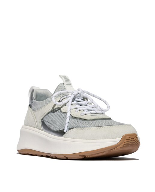 Imagen 0 de Zapatilla de mujer con tejido y serraje