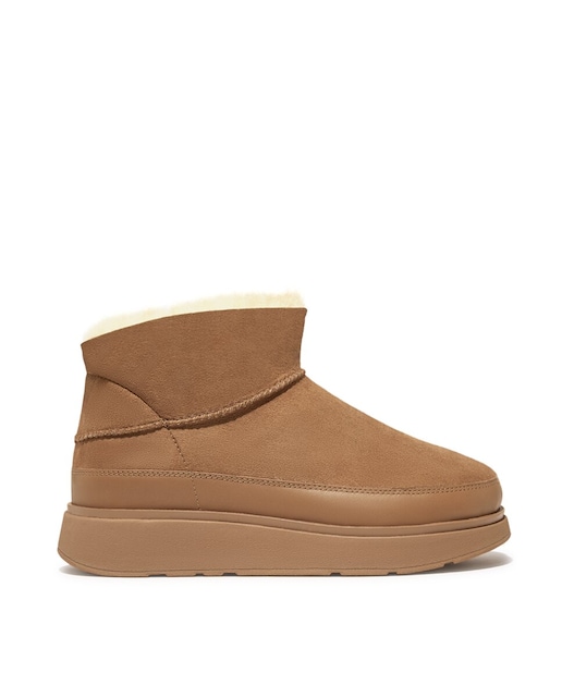 Imagen 0 de Botin de mujer ultramini piel vuelta con pelito