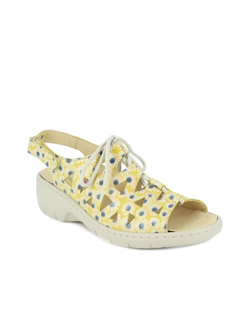 Imagen 0 de Sandalia mujer cuña cordones