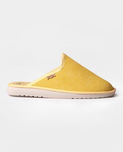 Imagen 0 de Zapatillas de casa de mujer de tejido en tonos lisos
