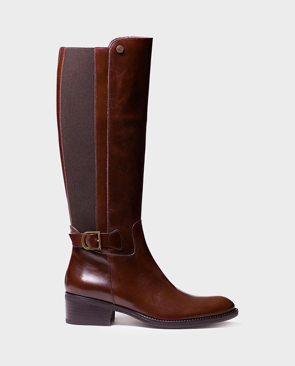 Imagen 0 de Bota alta para mujer en piel