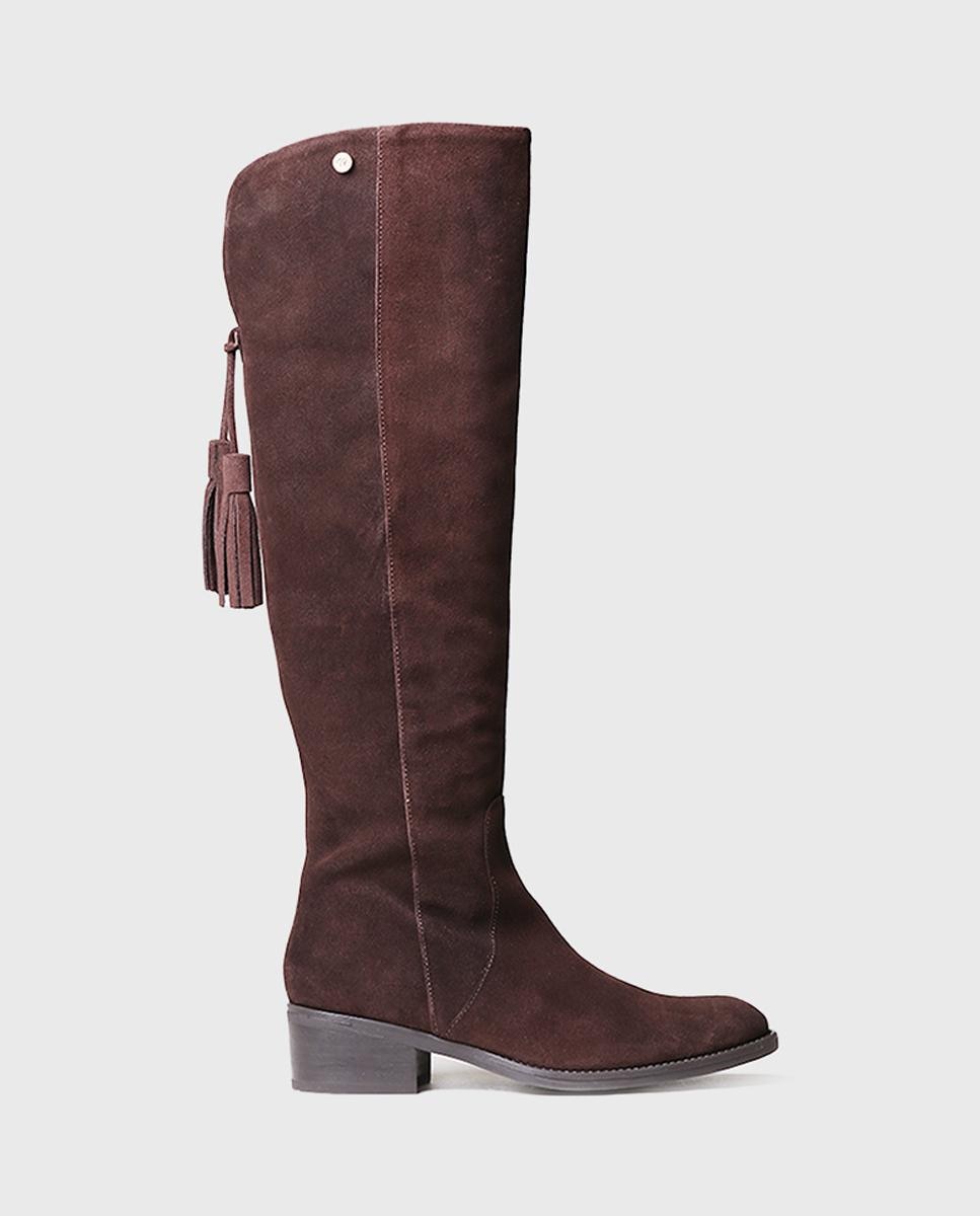 Imagen 0 de Bota para mujer de serraje