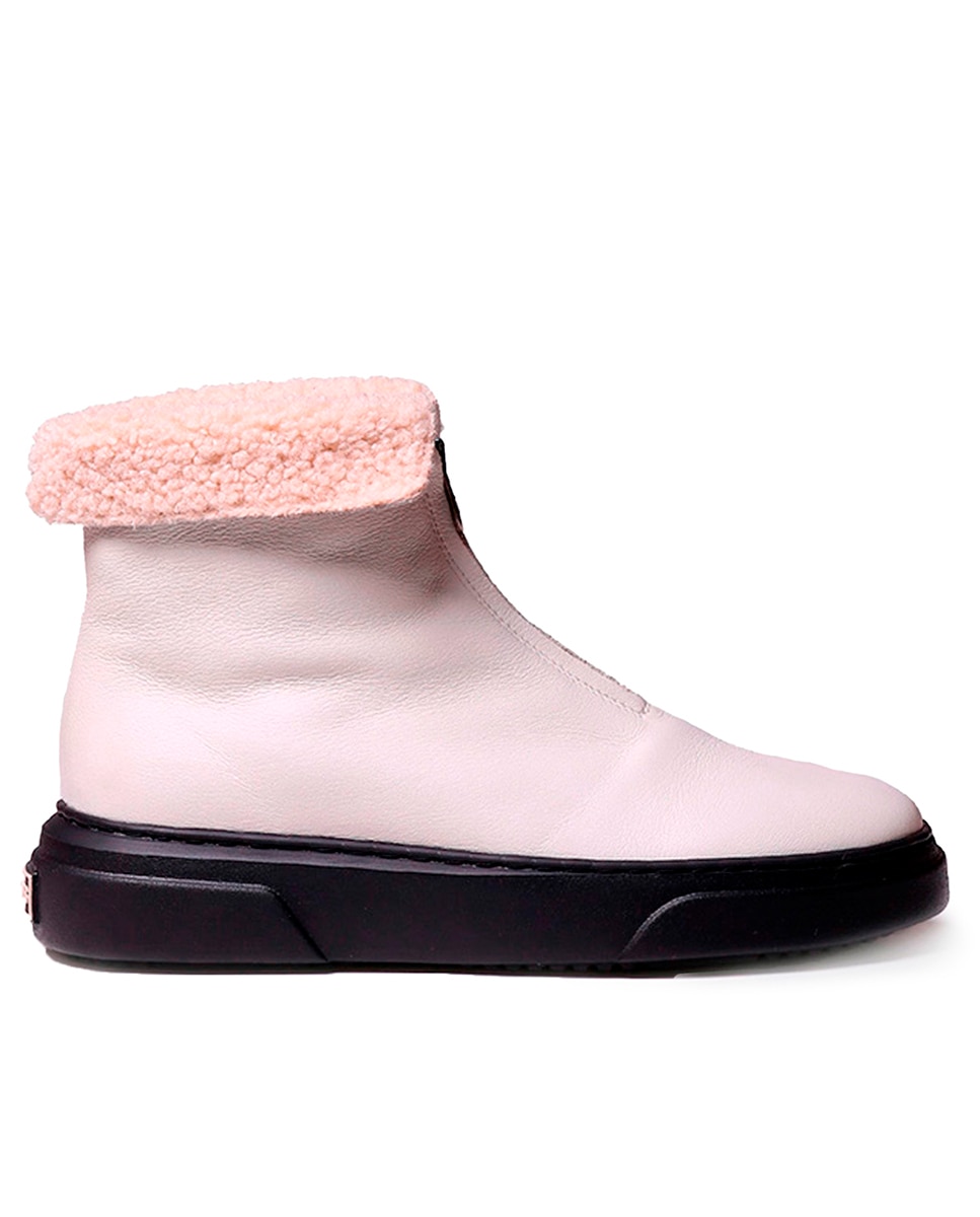 Imagen 0 de Botin de mujer de piel con cremallera