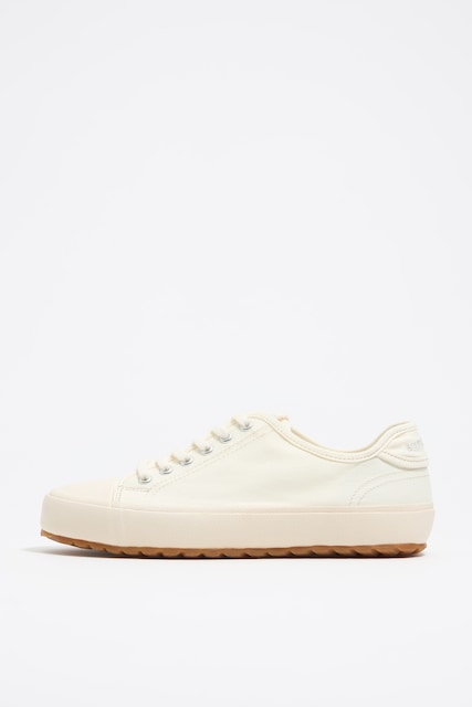 Imagen 0 de Deportiva vulcanizada canvas blanco de mujer