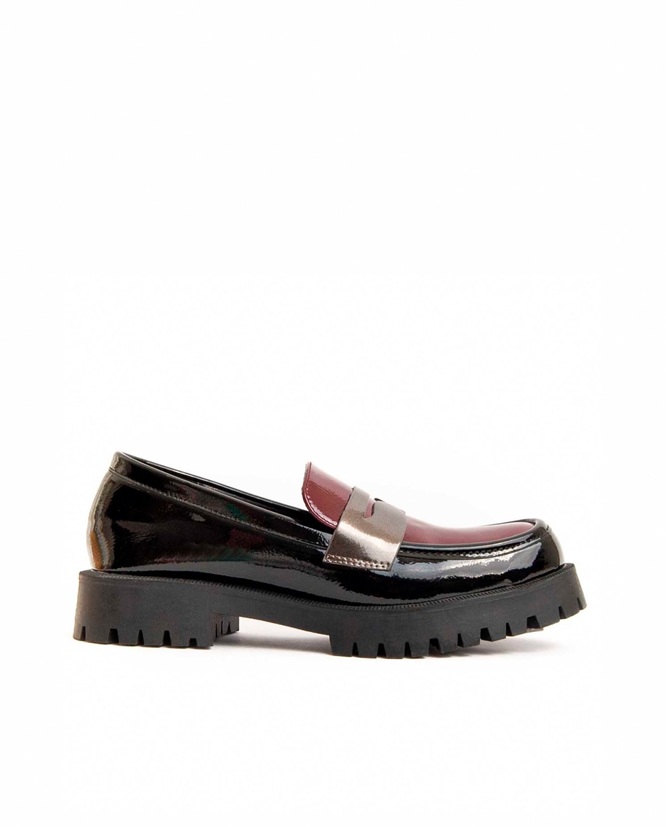 Imagen 0 de Mocasín mujer de plataforma piso antideslizante