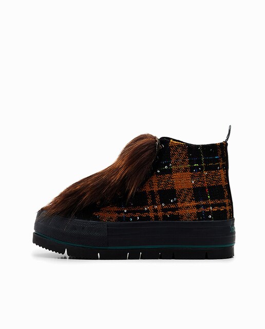 Imagen 0 de Sneakers altas plataforma pelo