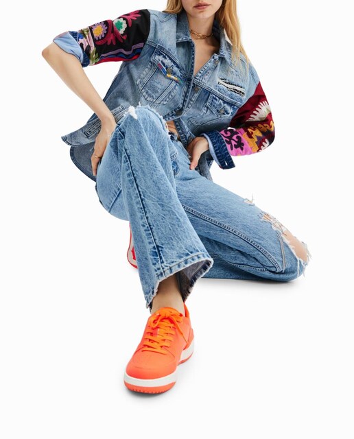 Imagen 0 de Sneakers retro chunky de mujer