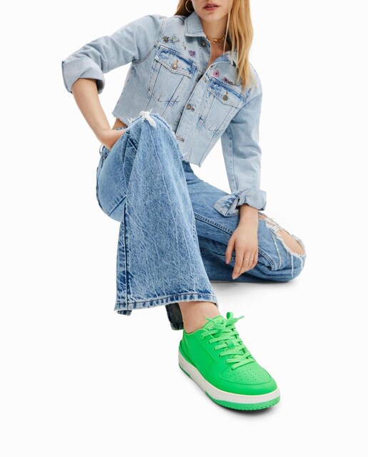 Imagen 0 de Sneakers retro chunky de mujer