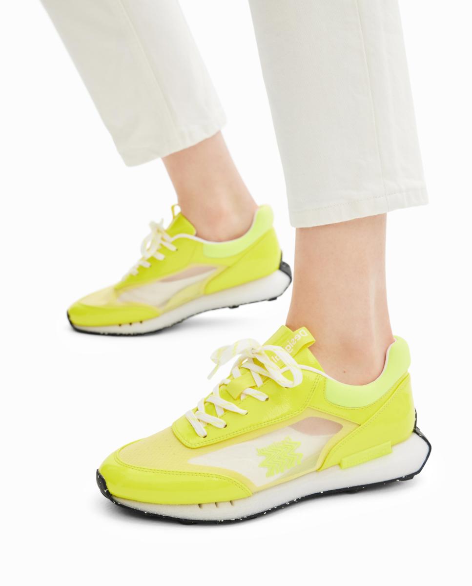 Imagen 0 de Sneakers runner transparencias de mujer