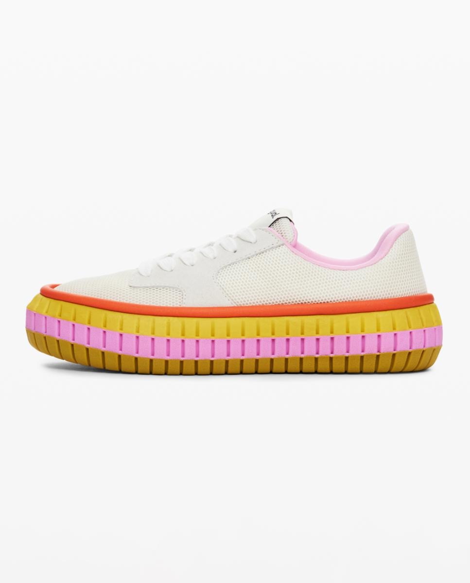 Imagen 0 de Zapatilla suela multicolor de mujer
