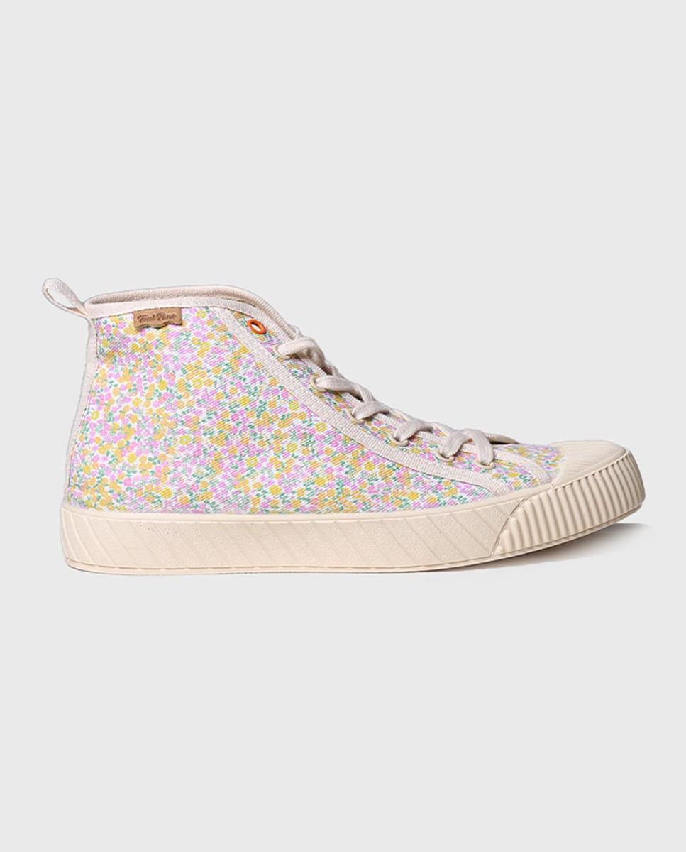 Imagen 0 de Zapatillas de lona de mujer de tejido con cordones
