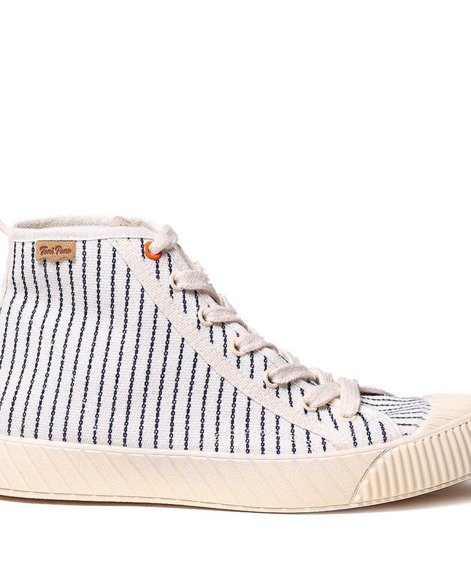 Imagen 0 de Zapatillas de lona de mujer de tejido con cordones