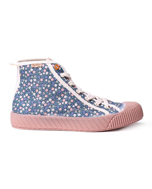 Imagen 0 de Zapatillas de lona de mujer de tejido con cordones