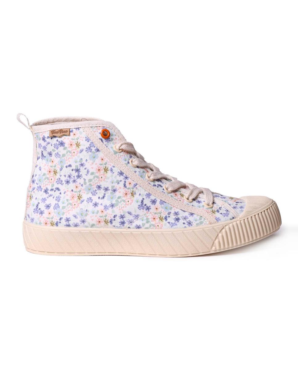 Imagen 0 de Zapatillas de lona de mujer de tejido con cordones