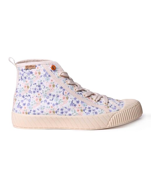 Imagen 0 de Zapatillas de lona de mujer de tejido con cordones