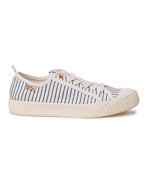 Imagen 0 de Zapatillas de lona de mujer de tejido con cordones
