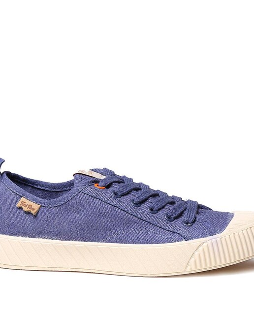Imagen 0 de Zapatillas de lona de mujer de tejido con cordones