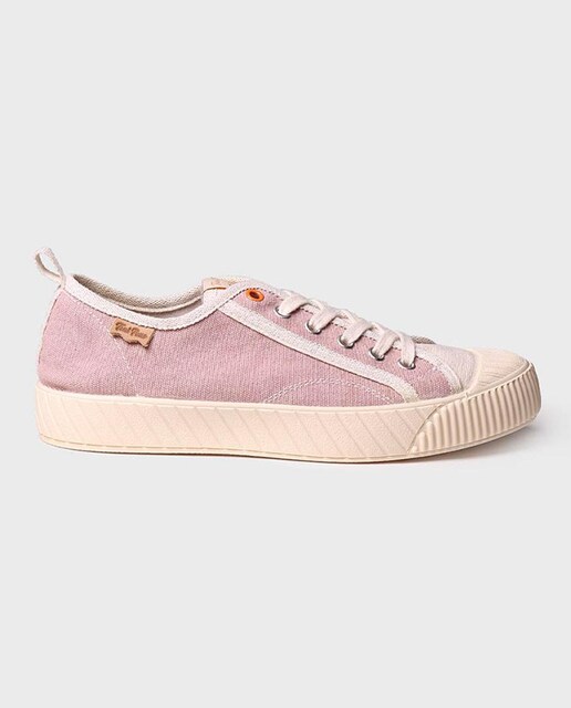 Imagen 0 de Zapatillas de lona de mujer de tejido con cordones