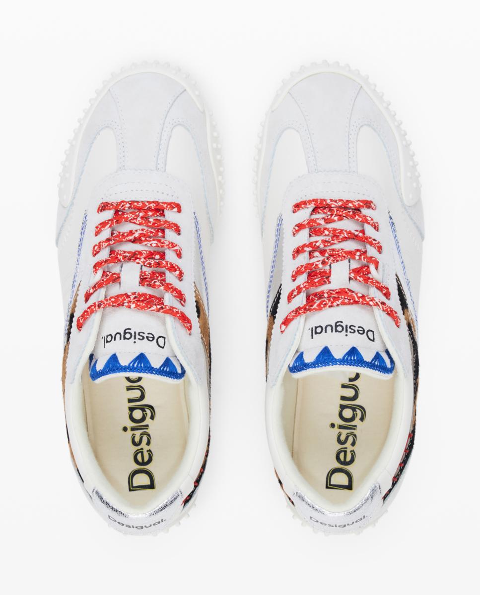 Imagen 0 de Zapatillas retro combinadas