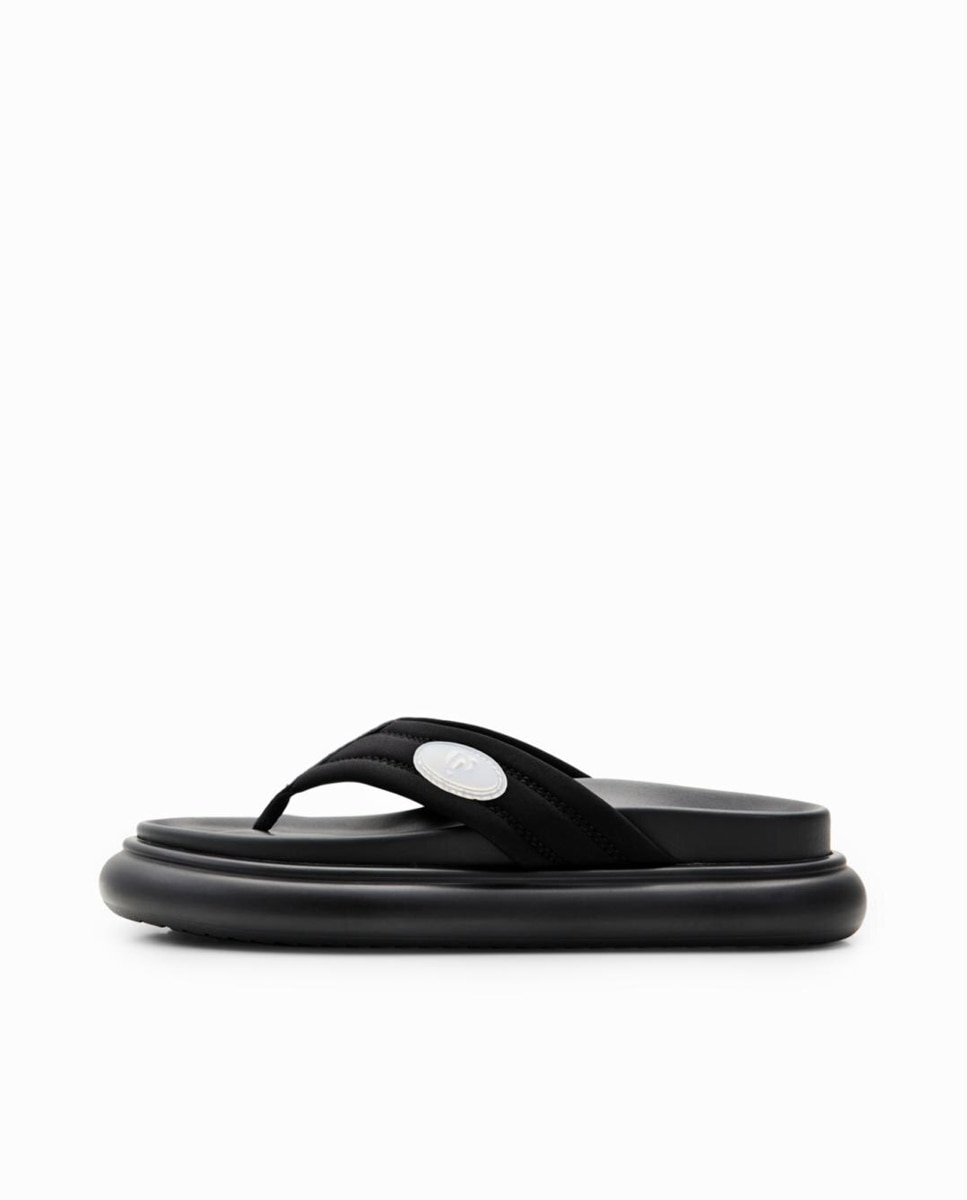 Imagen 0 de Sandalias de dedo plataforma de mujer