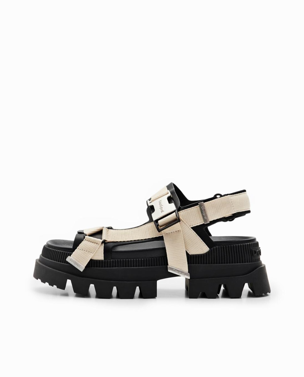 Imagen 0 de Sandalias chunky plataforma de mujer