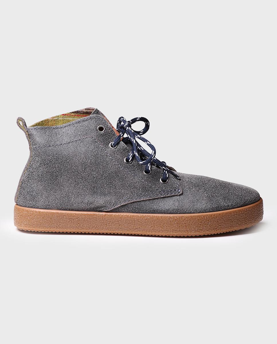 Imagen 0 de Bota de piel para hombre suela de goma antideslizante